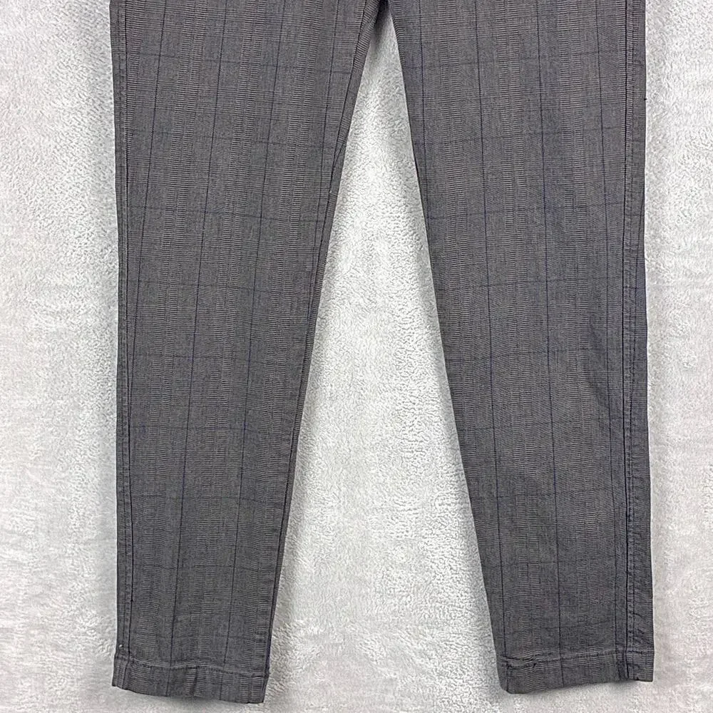 Levis XX Chino Pants Men 32x34 (32x33) Gray Plaid Standard Taper Preppy Workwear